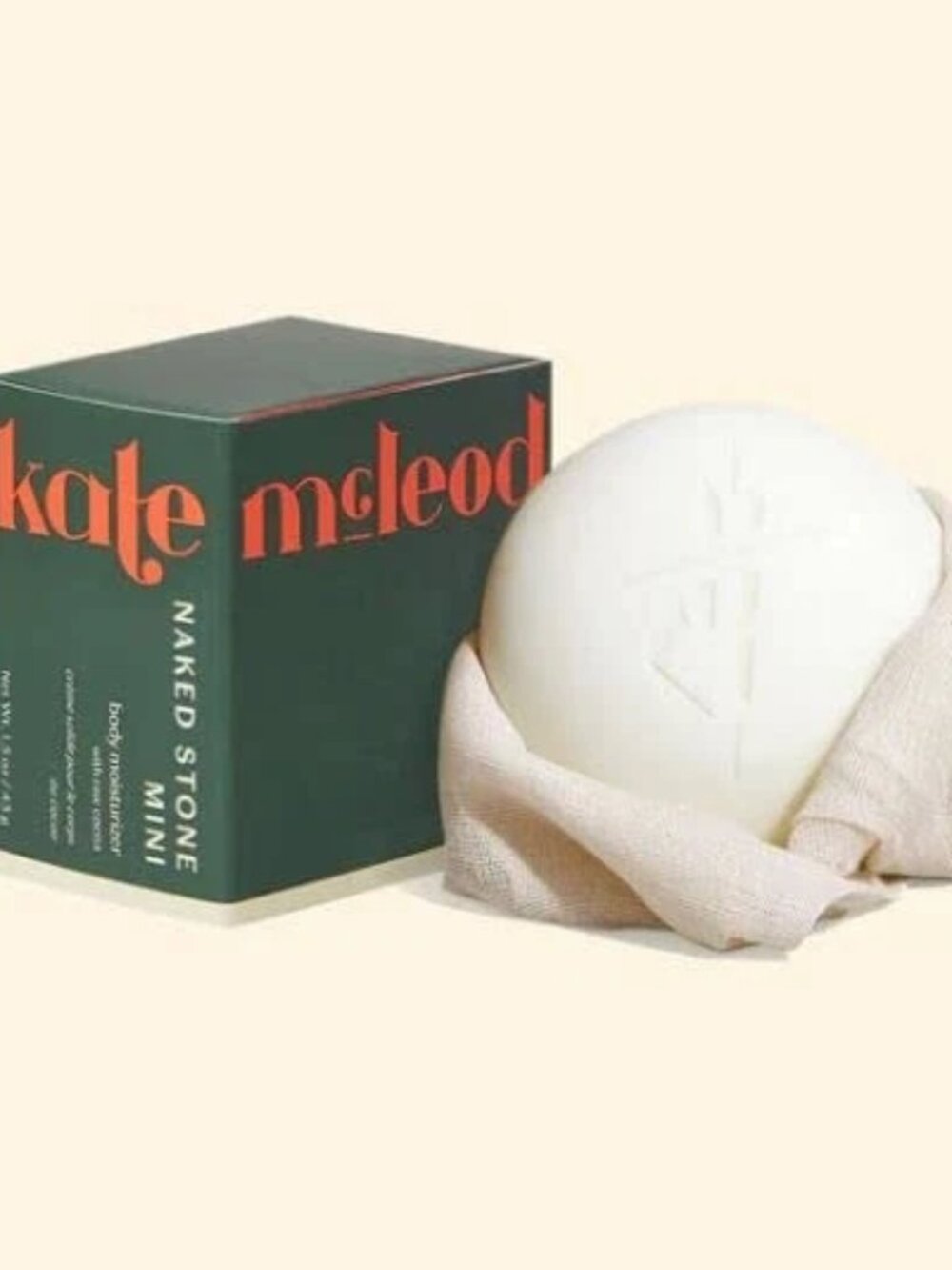 Kate McLeod Naked Stone Solid Body Moisturizer - MINI